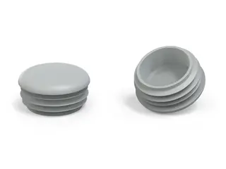 Zaślepka do profili okrągłych D-28mm, 1,0mm-2,5mm, RAL7042 (szary)