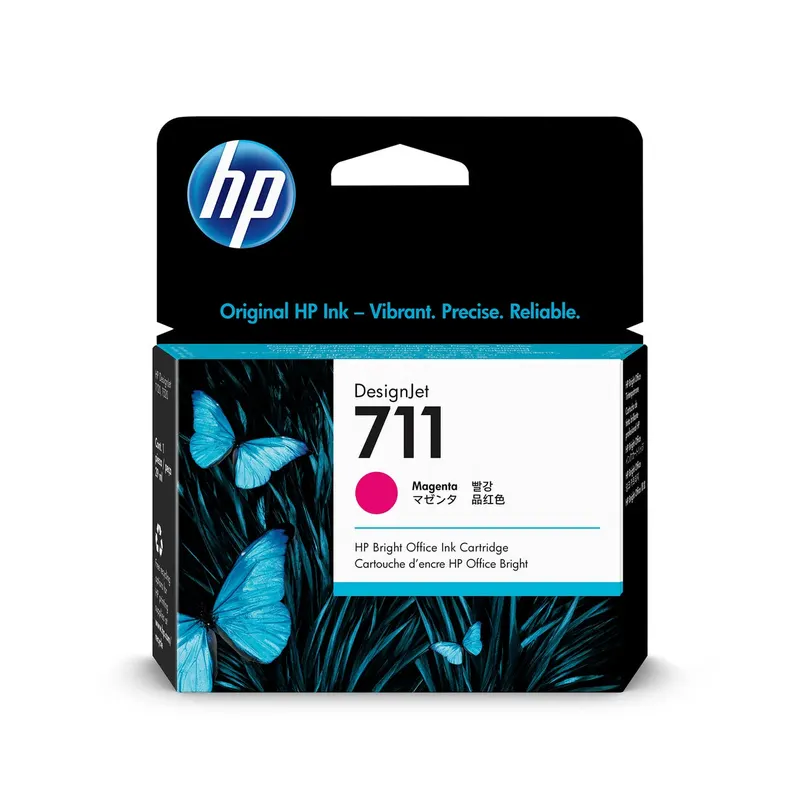Purpurowy wkład atramentowy HP 711 DesignJet 29 ml