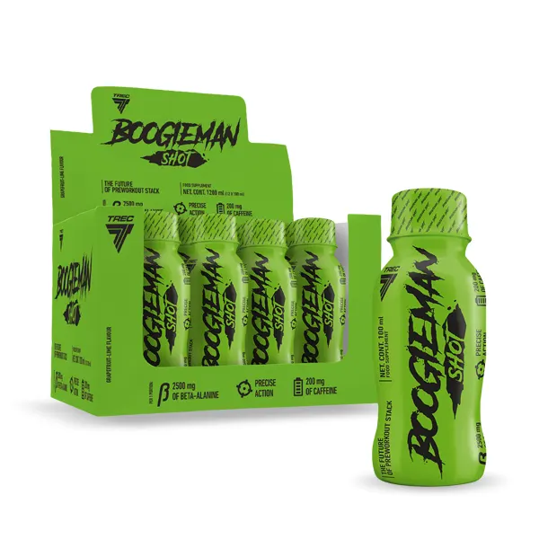 ZESTAW shotów BOOGIEMAN GRAPEFRUIT-LIME o smaku grejpfrut-limonka 12 szt. x 100 ml
