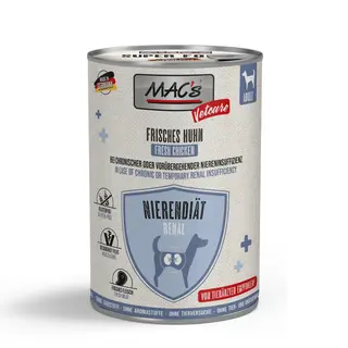 MAC's Dog Vetcare Nierendiät, 6 x 400 g - Kurczak