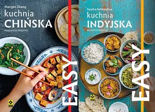PAKIET 2 X KUCHNIA CHIŃSKA + KUCHNIA INDYJSKA. NAJLEPSZE PRZEPISY