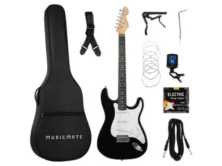 Gitara elektryczna MUSIC MATE ME-01 ElectroRiff Czarno-biały