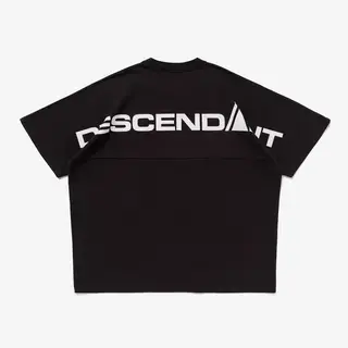Japan DESCENDANT Bat Sleeve Back Patch Loose Men's Short Sleeved T-shirt 25SS New Arrival