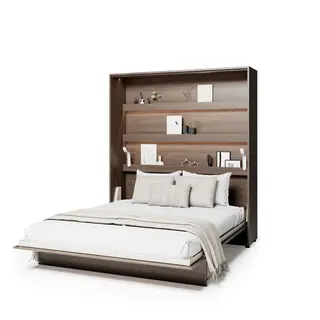 Półkotapczan pionowy BC-13 Bed Concept 180×200 cm Rozmiar łóżka - 180x200 cm | Kolor - Dąb dunin | składany | funkcjonalny | oszczędność przestrzeni