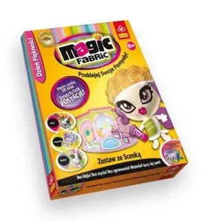 Trefl, Magic Fabric, Zestaw ze scenką, 6 szt.