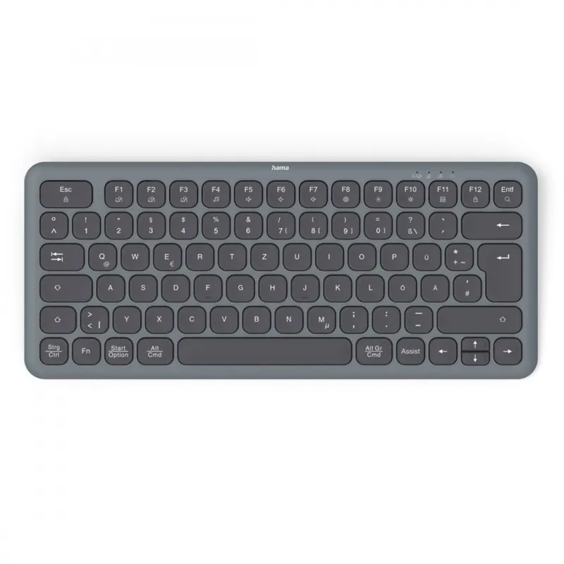 Hama Klawiatura WK-500 multi device Czarno-szara