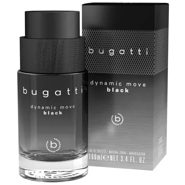 BUGATTI Dynamic Move Black woda toaletowa EDT perfumy męskie 100ml