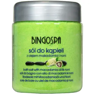 Sól do kąpieli z olejem makadamia i noni BINGOSPA