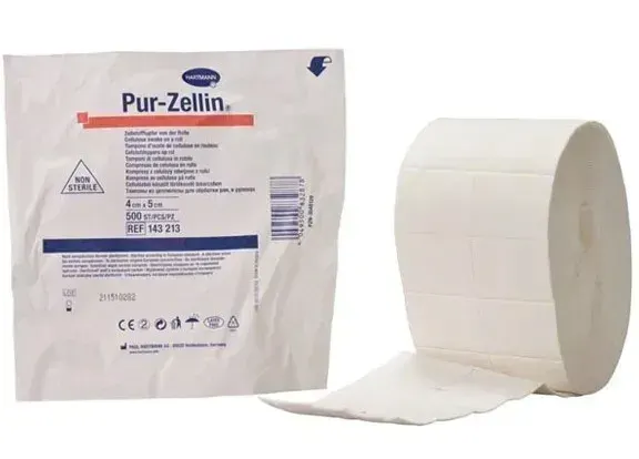HARTMANN - Pur-Zellin gruby - 4 x 5cm - 500szt.