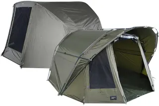 MK 2 osobowy namiot wędkarski Fort Knox Solid + Overwrap