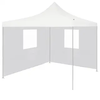 Profesjonalny, składany namiot imprezowy, 2 ściany, 2x2 m, stal