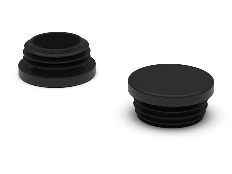 Zaślepka do profili okrągłych D-30mm, 3,5mm-4,0mm, kolor czarny