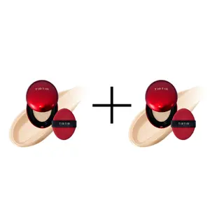 TIRTIR Mask Fit Red Cushion SPF 40 PA++ Podkład w Poduszce 17N Vanilla Mini 4,5g 1+1