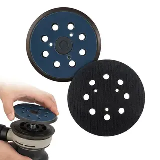 TARCZE SZLIWERSKIE 125 MM NA RZEP 2 SZTUKI 8-OTWOROWE 3-OCZKOWE