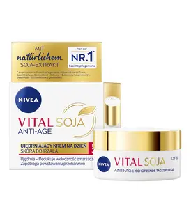 NIVEA Vital Soja Ujędrniający Krem na Dzień SPF30 Skóra Dojrzała 50ml