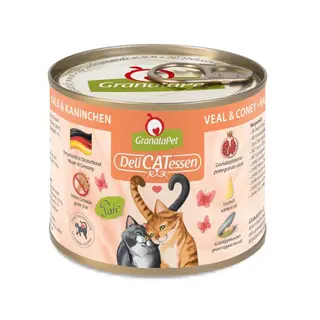 GRANATAPET DeliCATessen Cielęcina i królik - mokra karma dla kota - 200g