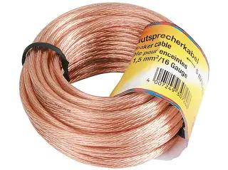 Kabel HAMA głośnikowy 2x1,5mm 10m