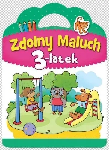ZDOLNY MALUCH 3 latek KSIĄŻECZKA EDUKACYJNA DLA 3 LATKA + NAKLEJKI