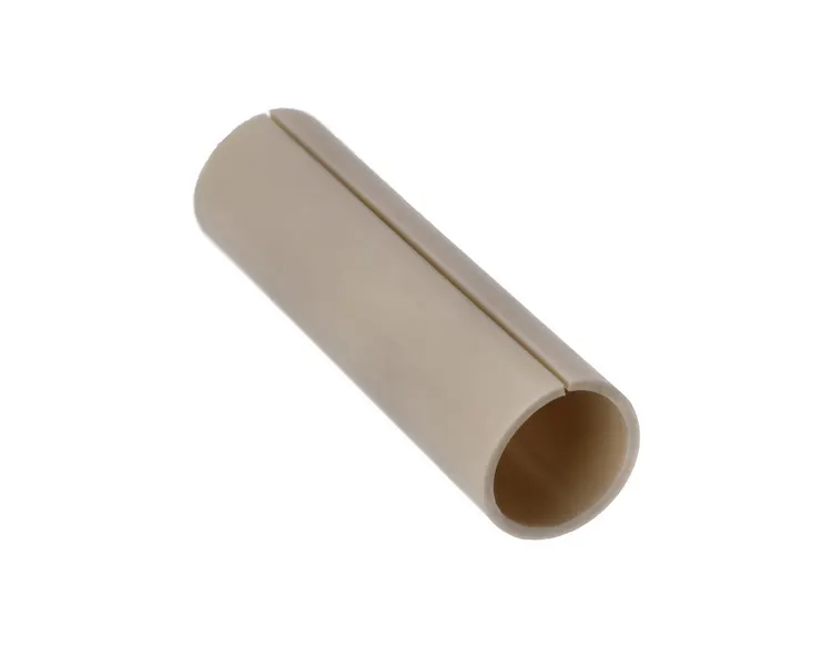 Tuleja ochronna do profili okrągłych fi25x2x105 RAL1015, PVC z nacięciem