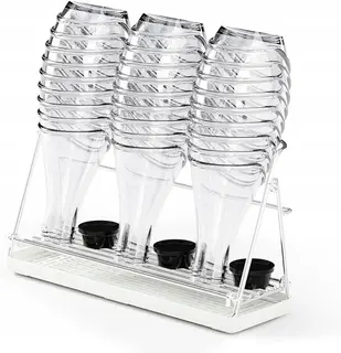 UCHWYT NA BUTELKI STAL NIERDZEWNA 304 SKŁADANY OCIEKACZ