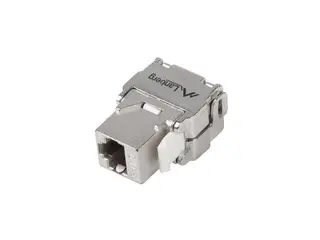 Lanberg Moduł keystone gniazdo beznarzędziowy RJ45 - LSA FTP kat.6 180 stopni do puszki montażowej