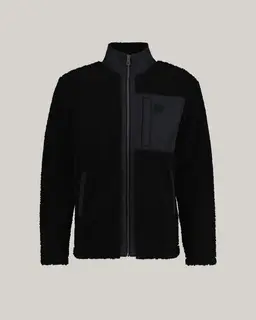 Gant Bluza Męska Z Zamkiem Z Nadrukiem Relaxed Fit Czarna