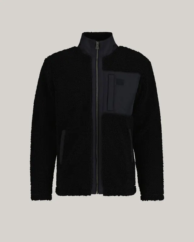 Gant Bluza Męska Z Zamkiem Z Nadrukiem Relaxed Fit Czarna
