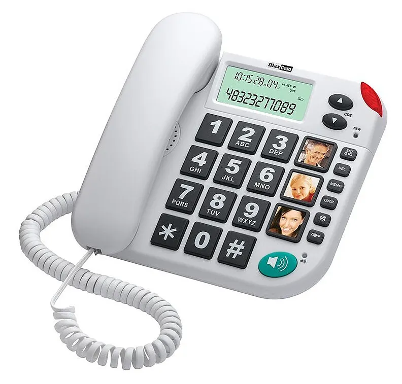 Telefon stacjonarny Maxcom KXT480 Biały