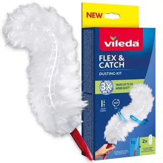Miotełka do kurzu Vileda + 2 wkłady Flex &amp; Catch