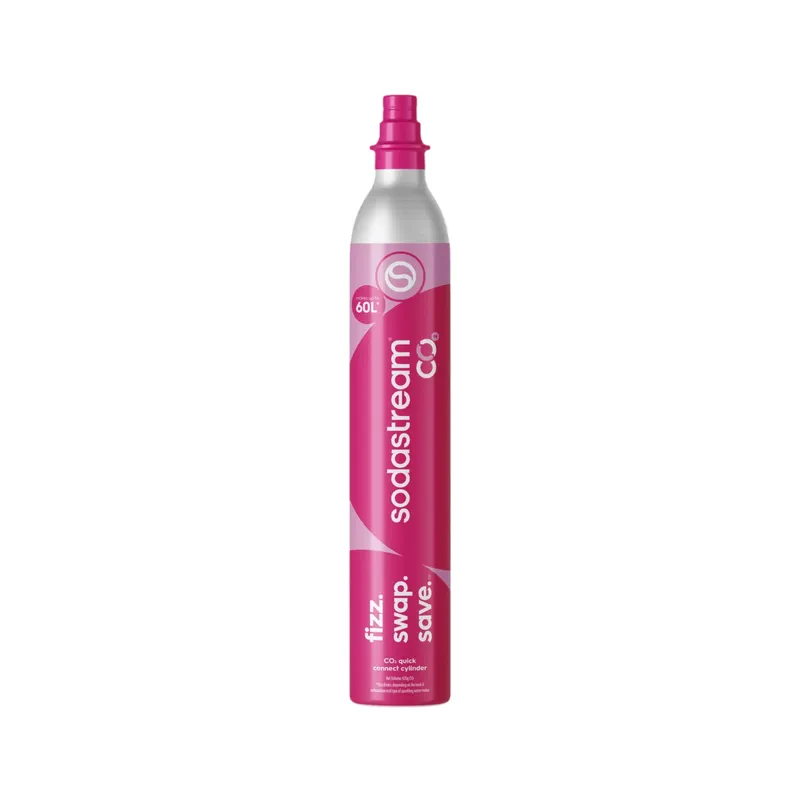 Cylinder SodaStream Quick Connect różowy