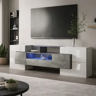 Nowoczesna szafka RTV ARKELI – elegancki design i praktyczne zastosowanie