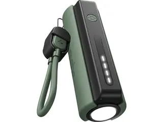 Powerbank SBS Wild Gear 5000 mAh z latarką Zielony TEBB5000OUTFLASHK Zielono-czarny