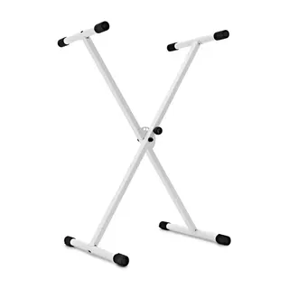 STATYW POD KEYBOARD REGULOWANY STOJAK NA ORGANY KLAWISZE BIAŁY KALINE