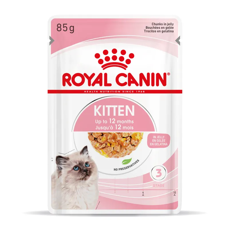 ROYAL CANIN FHN Kitten Instinctive in Jelly Box - mokra karma dla kociąt - 12x85 g