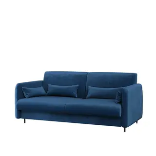 Sofa Bed Concept BC-19 do półkotapczanu BC-12 | 184x74X93 cm | Kaszmir | Granat | funkcjonalna | do małych wnętrz | oszczędność miejsca