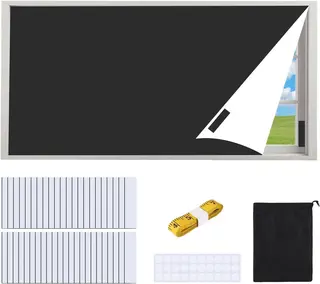 ROLETA ZACIEMNIAJĄCA 400X148CM BEZ WIERCENIA MATERIAŁ NIEPRZEPUSZCZAJĄCY