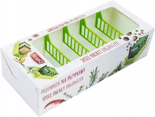 ORGANIZER KUCHENNY ZIELONY 35X34 CM POJEMNIKI PRZECHOWYWANIE
