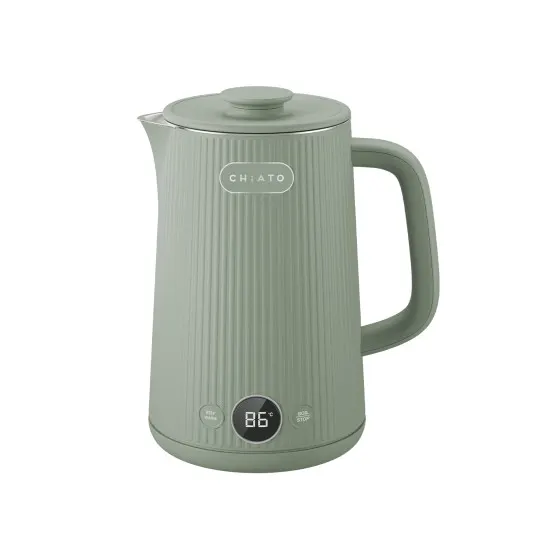 Czajnik elektryczny CHiATO heatPLAY Groove – 1.7 L, jasnozielony