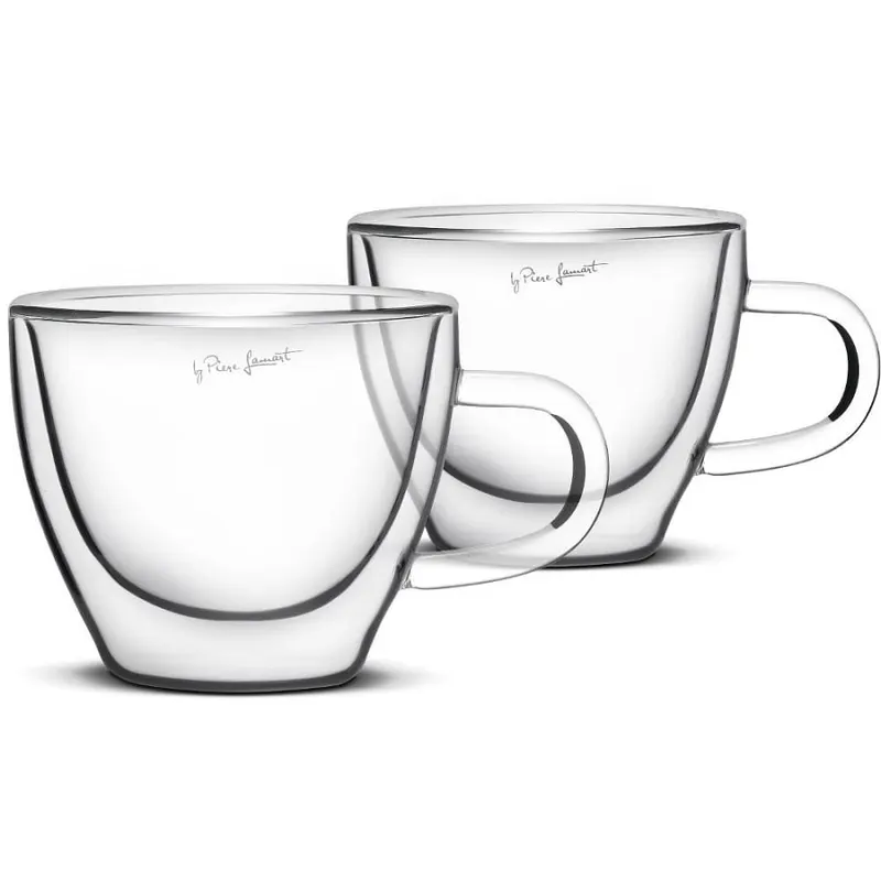Szklanki termiczne do cappuccino Lamart podwójne ścianki 190 ml 2 szt.