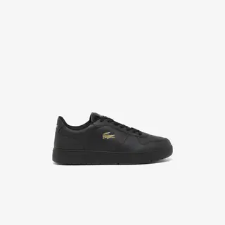 Lacoste Męskie Skórzane Sneakersy Court Ace Czarne Czarny