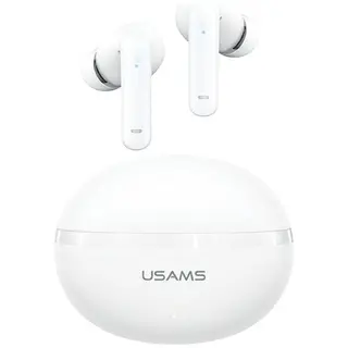 USAMS Słuchawki bluetooth TWS E02 ANC+ENC white