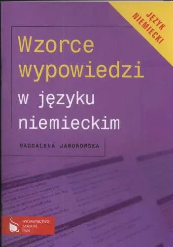Wzorce wypowiedzi w języku niemieckim