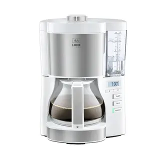 Ekspres przelewowy Melitta Look V Timer White 1025-07 - z timerem, biały, używany
