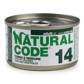 Korzystny pakiet Natural Code Cooking Water Can, 12 x 85 g - Tuńczyk i warzywa