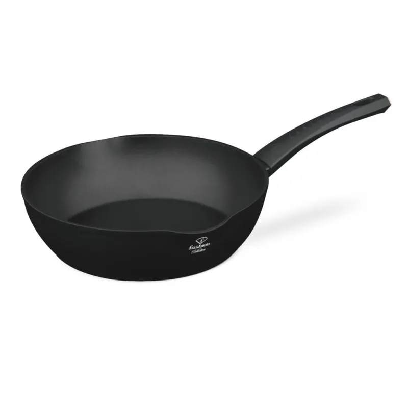 Patelnia głęboka 28 cm Fashion TV FTV-0029 Matte Black- Rose Gold