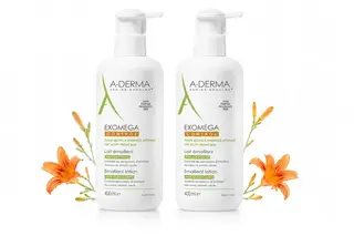 A-Derma Exomega Control Mleczko Do Skóry Suchej Atopowej Zestaw 2 × 400 ml