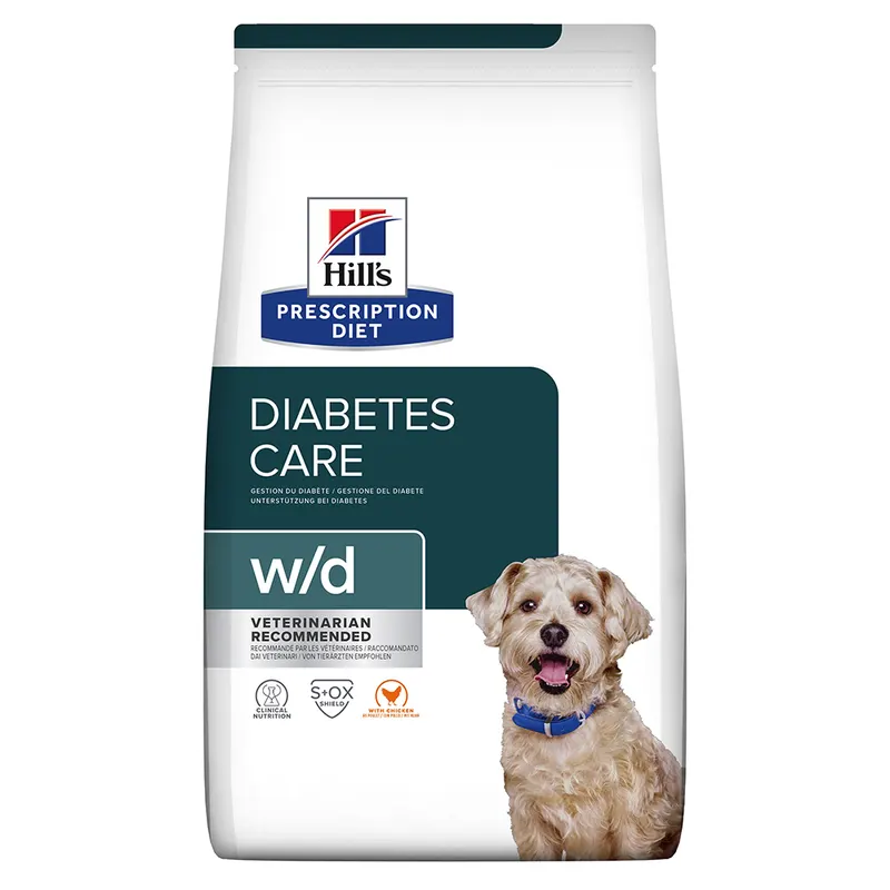 Hill's Prescription Diet w/d Diabetes Care, kurczak - 10 kg