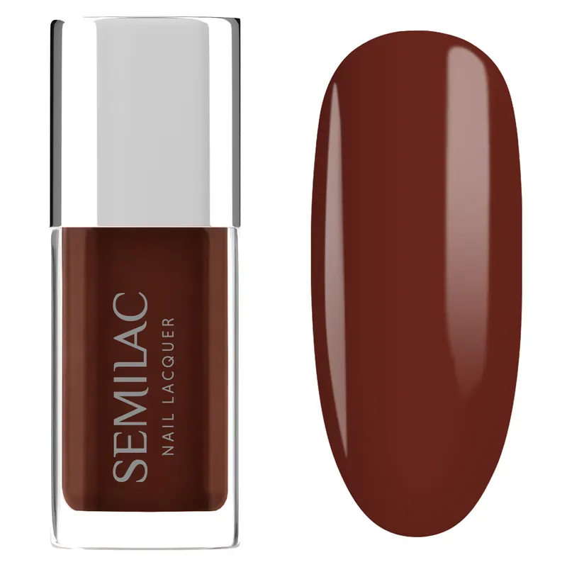 Semilac Nail Lacquer Klasyczny Lakier do Paznokci 124 Chestnut