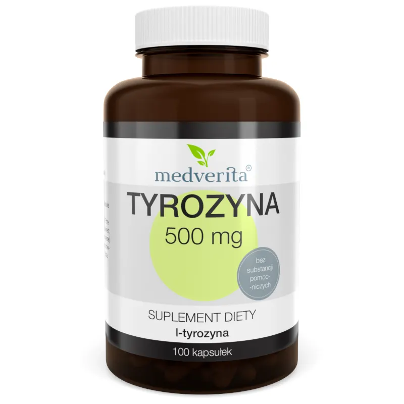 Aminokwasy Tyrozyna MEDVERITA Tyrozyna 100kaps