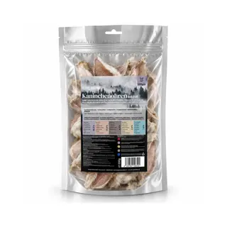 George & Bobs przysmaki dla psów, 200 g - Uszy królicze z sierścią